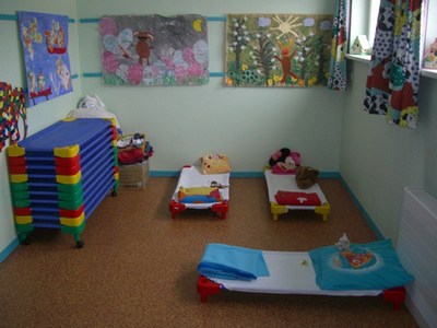 La salle de repos...