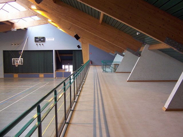 La tribune des supporters...